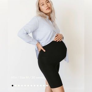 Storq Maternity Signature Bike Shorts Sz 2